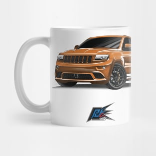 jeep cherokee srt8 orange Mug